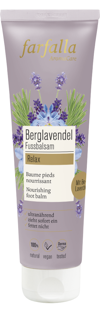 Berglavendel Relax, Fussbalsam, 75ml