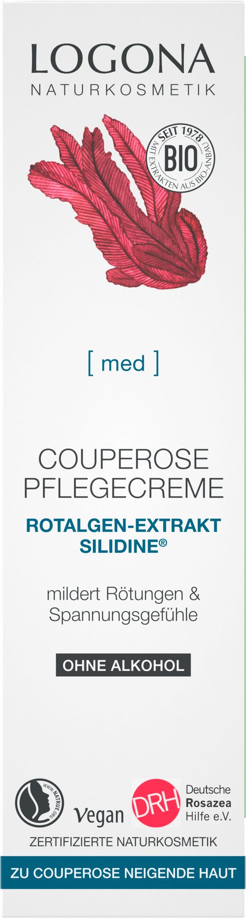 MED Couperose Pflegecreme Rotalgenextrakt SILIDINE