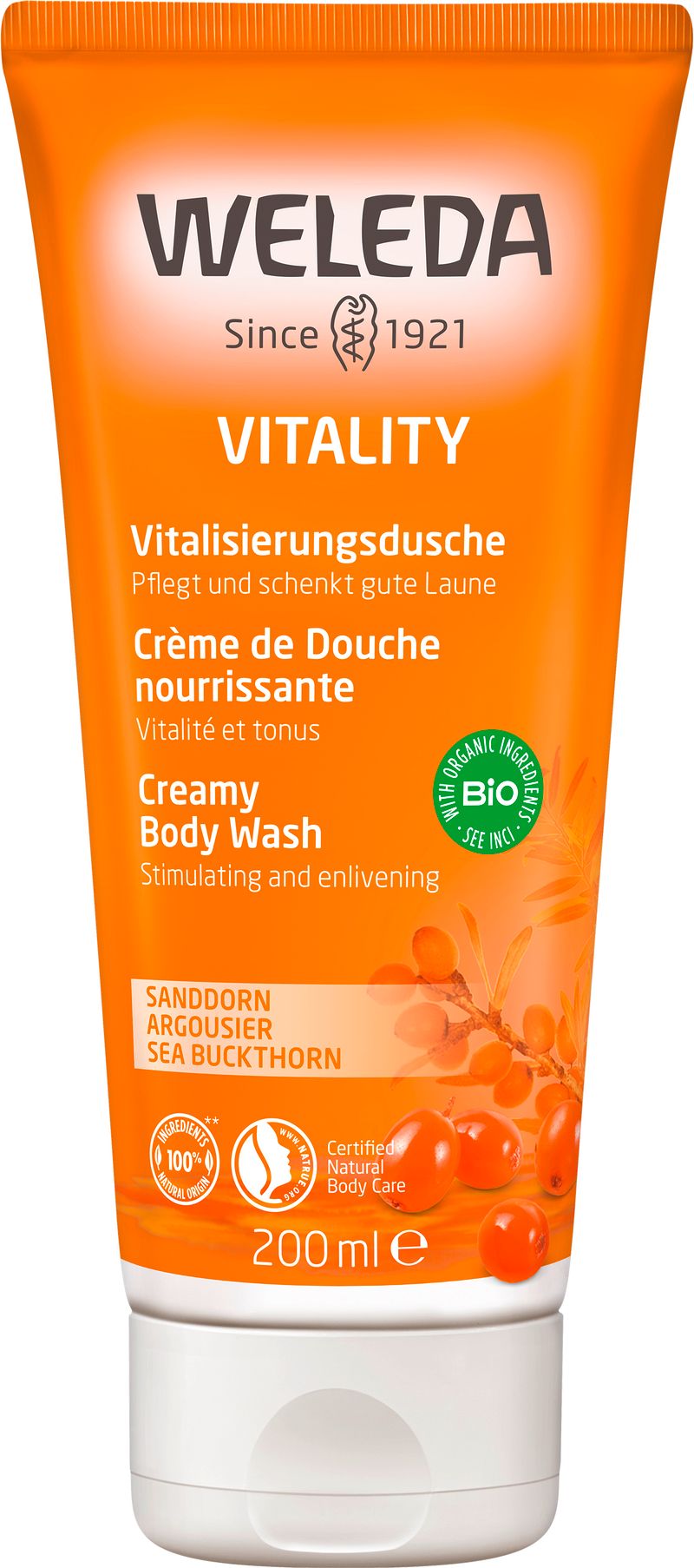 WELEDA Vitality - Vitalisierungsdusche Sanddorn
