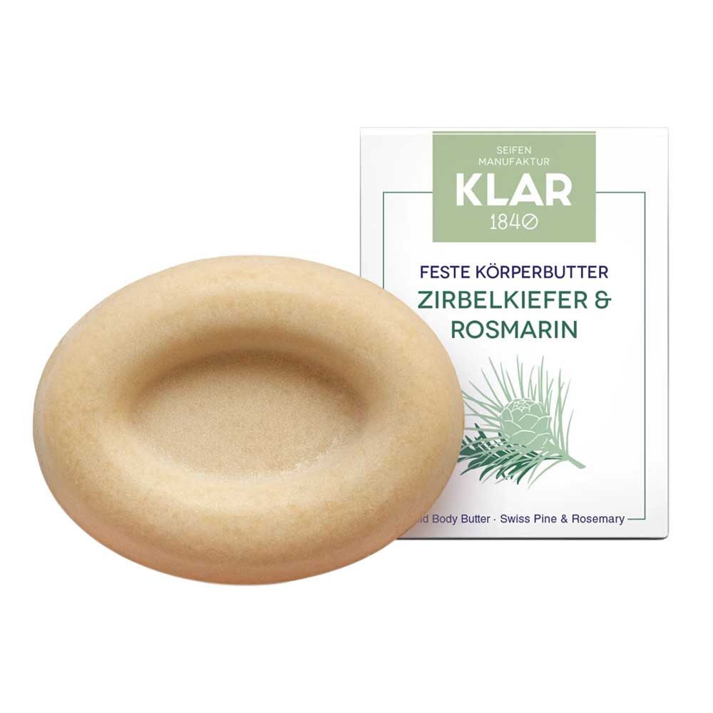 Feste Körperbutter Zirbelkiefer & Rosmarin