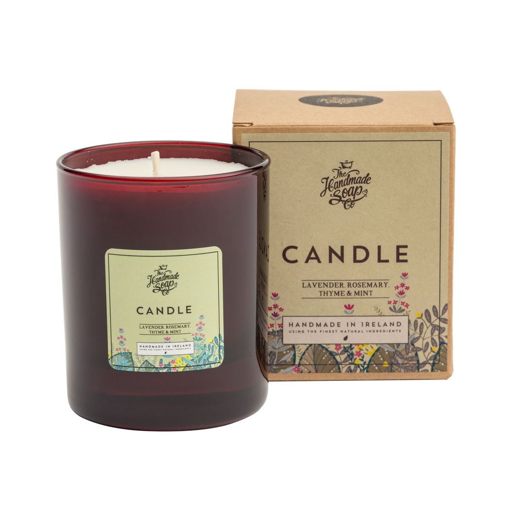 Candle Lavender, Rosemary, Thyme & Mint