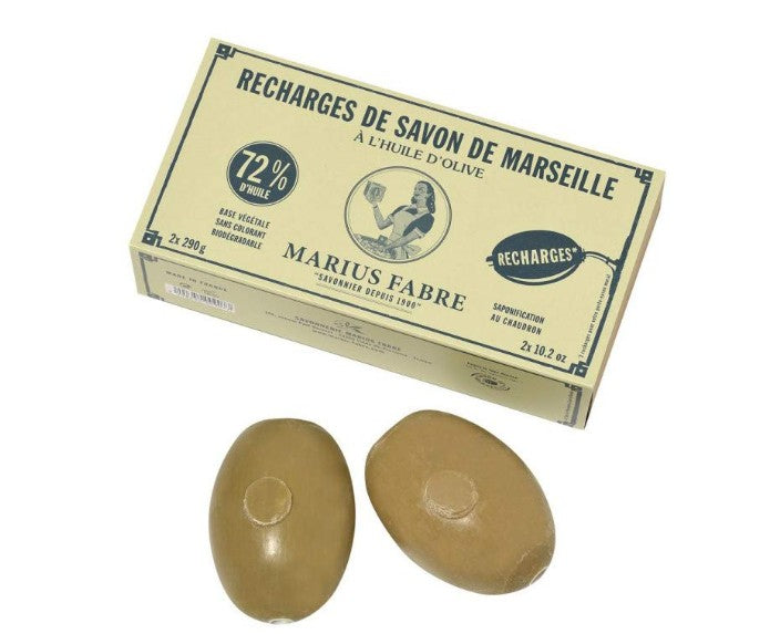 Drehseife Marseiller Olivenölseife - Nachfüllpack, 2 Stück