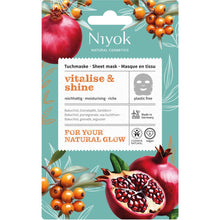 Lade das Bild in den Galerie-Viewer, Niyok - Tuchmaske vitalise &amp; shine
