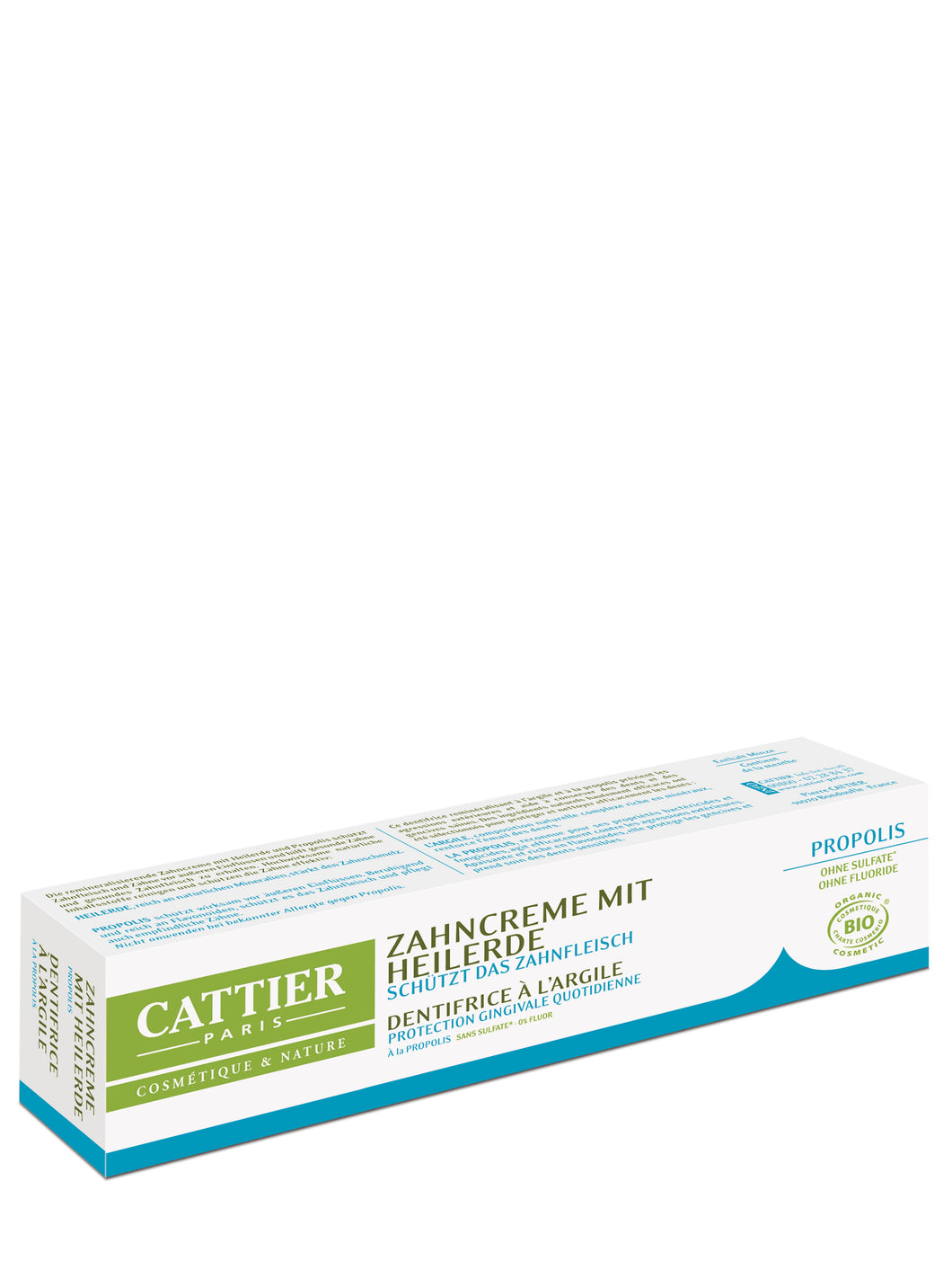 Cattier Heilerde Zahncreme Propolis Minze-Extrakt