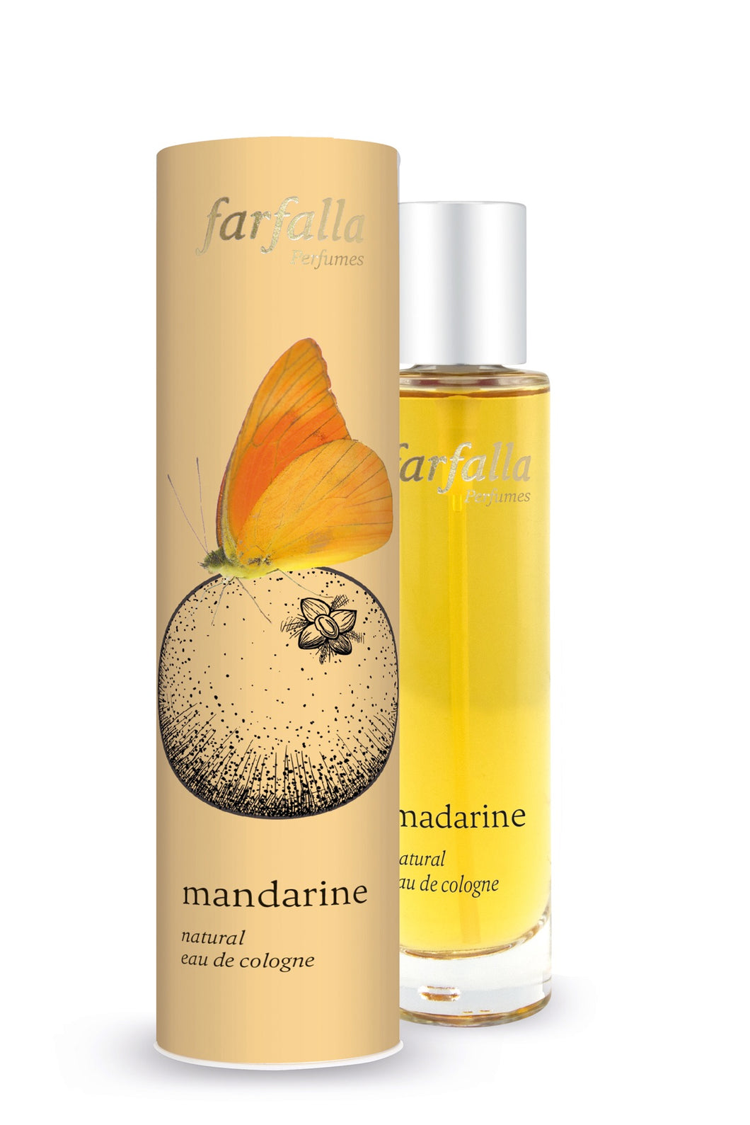 mandarine, natural eau de cologne, 50ml