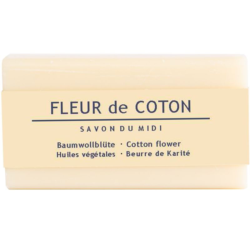 Seife mit Karité Butter Fleur de Coton 100g
