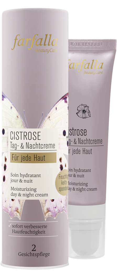 Cistrose, Feuchtigkeitsspendende Tag- und Nachtcreme, 30ml