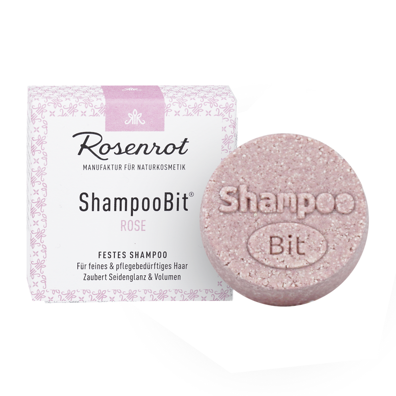 festes ShampooBit® Rose - 60g - in Schachtel