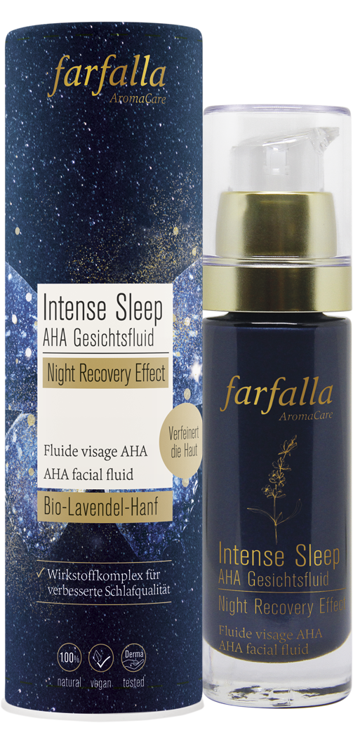 Intense Sleep AHA Gesichtsfluid, Night Recovery Effect, 30ml