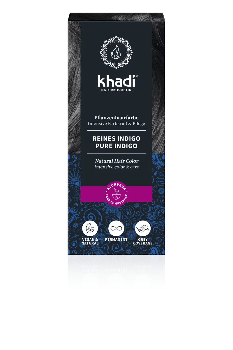 khadi Pflanzenhaarfarbe Reines Indigo